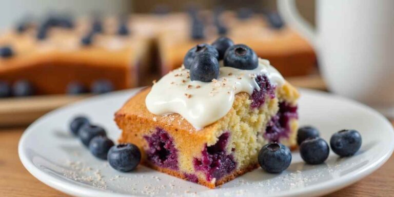 blueberry sour cream coffee cake